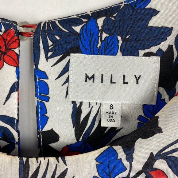 Milly Floral Silk Dress - Picture 11 of 12